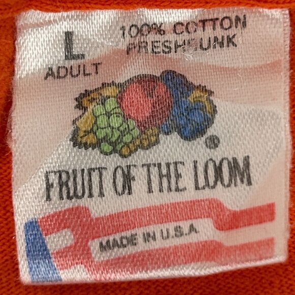 Vintage VT-2 Doerbirds T Shirt Mens Large US Navy Training Squadron Two Orange - Picture 8 of 10